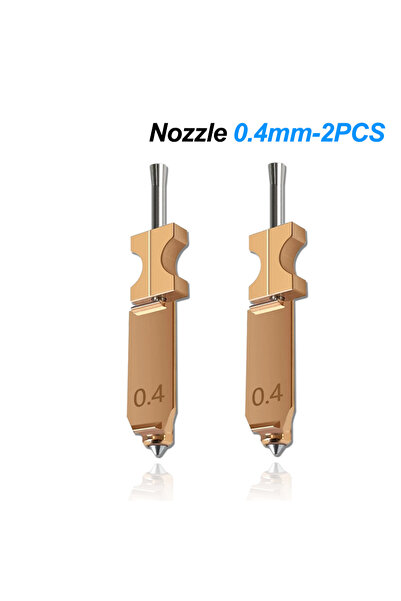 Choice15 0.4 2Pcs For Flashforge AD5X Nozzle Upgrade Detachable 0.4 0.6 0.25 ...