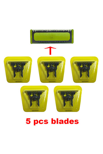 Choice3 5 شفرات KVIFO بديلة لشفرات فيليبس ون بليد QP210 وQP220 وQP230 وQP2