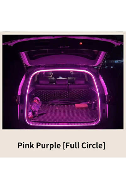 Choice1 إضاءة صندوق السيارة الجديدة باللون الوردي البنفسجي بطول 4 أمتار، إضاء...
