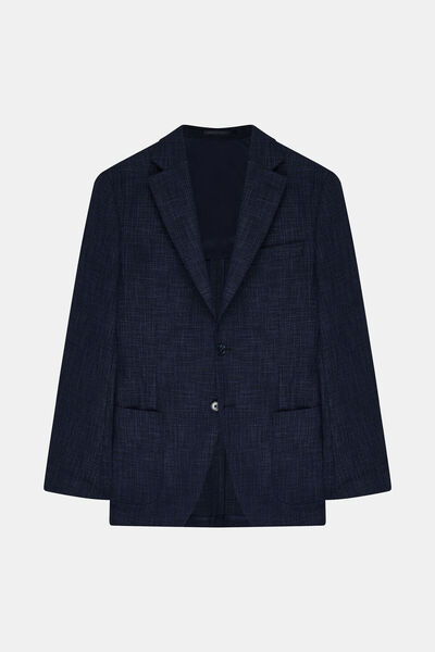 W Collection Dark Blue Relax Fit Jacket