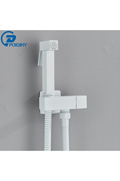 Choice4 صنبور بيديه يدوي من الكروم الأبيض، دش بيديه من الفولاذ المقاوم للصدأ،...