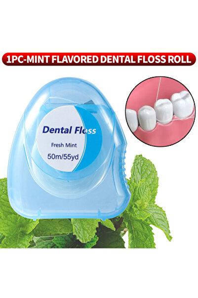 choice2 قطعة واحدة، أو 6 قطع/3 قطع/قطعة واحدة من خيط تنظيف الأسنان بنكهة النع...