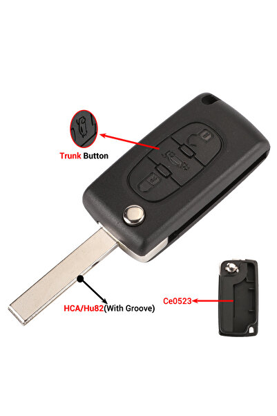 Choice5 3B Trunk HCA Ce0523 jingyuqin 2/3 Butt for Peugeot 207 307 308 407 60...