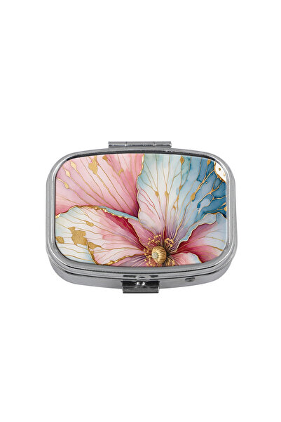 Choice4 5 Stained Glass Metal Medicine Box Marbling Pill Packaging Health Pro...