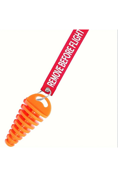 Choice5 سدادة غسيل عادم برتقالية اللون، مقاس 0.6-1.5 بوصة، للدراجات النارية ا...