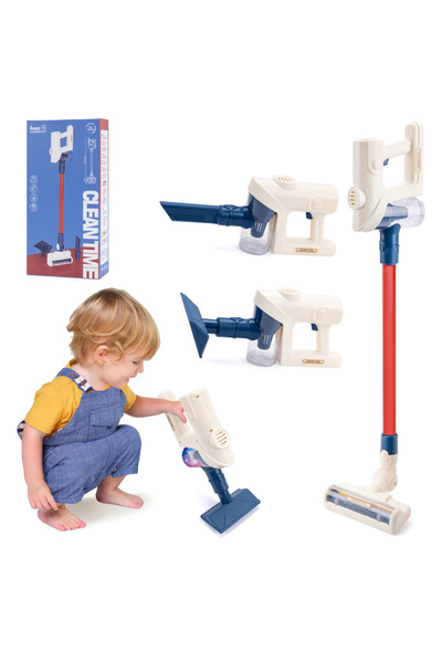 Choice4 مكنسة كهربائية صغيرة مع صندوق، مزودة بإضاءة وموسيقى، لمحاكاة أعمال ال...