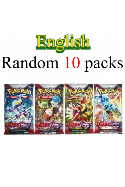 Choice6 10 عبوات إنجليزية - 5 عبوات بطاقات بوكيمون، نجوم لامعة، 151 تطورًا بر...