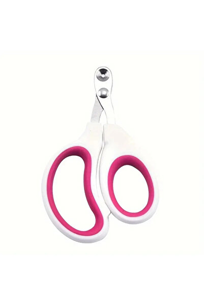 choice2 مقص أظافر أحمر من الفولاذ المقاوم للصدأ للحيوانات الأليفة، مناسب للكل...