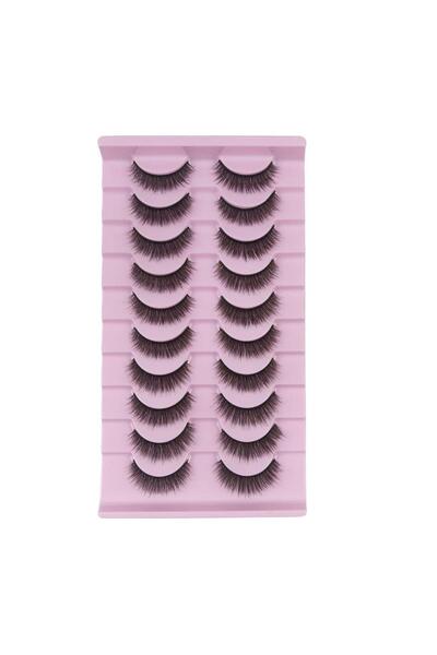 Choice7 G 7/10 أزواج من الرموش الصناعية الطبيعية الرقيقة، رموش D Curl، رموش ع...