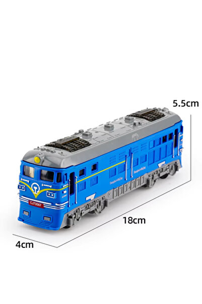 Choice4 blue Model Train Inertia Car Toy, Kids Toys Rail Diecast Vehicle Toy ...