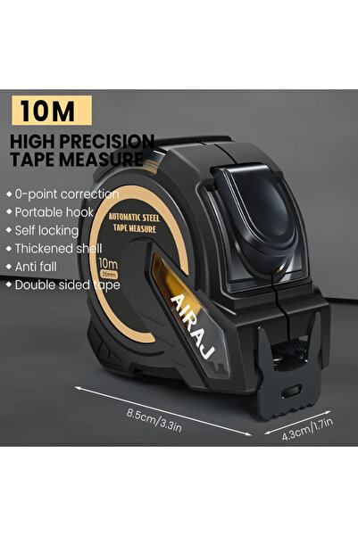 Choice5 شريطا قياس ذاتيان اللصق من AIRAJ بطول 10 أمتار، قابلان للقياس من 3 إل...