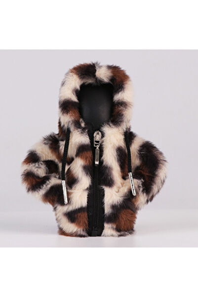 Choice1 Zipper leopard beige Creative Gear Shift Knob Cover Hoodie for Car Ge...