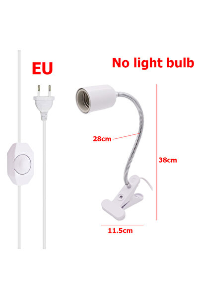 Choice4 White-Dimming-EU UVA+UVB 3.0 Reptile Lamp Set Clip-on Lamp Holder Bul...