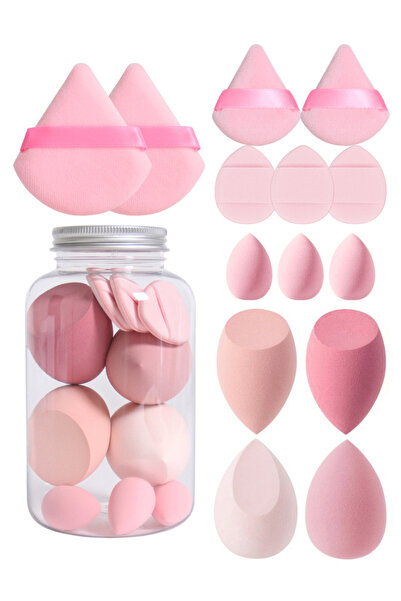 choice2 مجموعة إسفنجات تجميلية مكونة من 14 قطعة، إسفنجة تجميلية للأصابع، كريم...