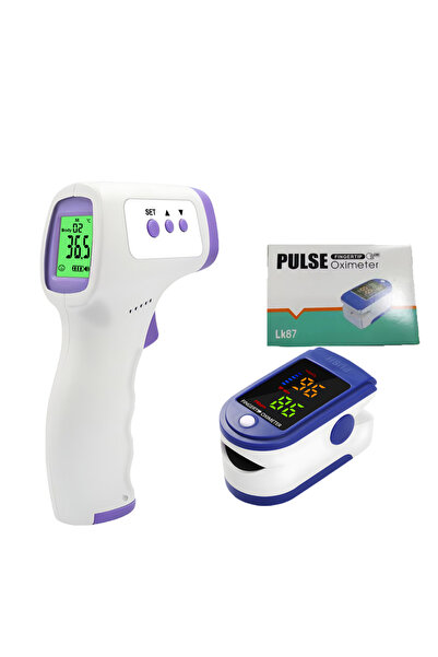 choice2 جهاز قياس حرارة الأذن وقياس نسبة الأكسجين في الدم عن طريق الإصبع بشاش...