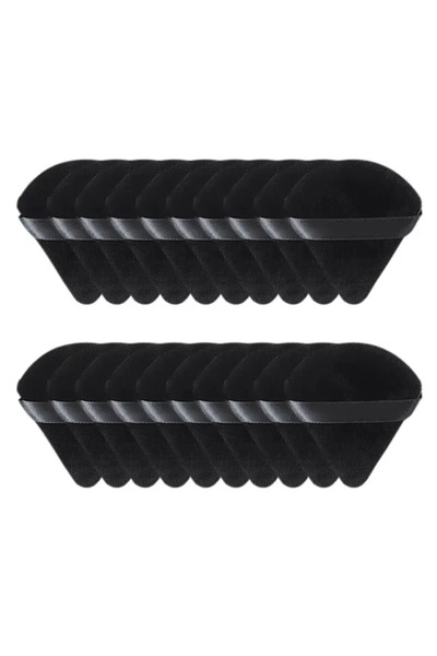 Choice7 A0239-20 قطعة أسود 2/5/10/20 قطعة إسفنجة بودرة مثلثة الشكل للاستخدام ...