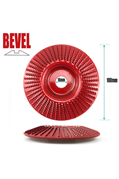 Choice14 قرص صنفرة بزاوية مشطوفة حمراء 16 مم، قرص صنفرة بزاوية مشطوفة مستوية ...