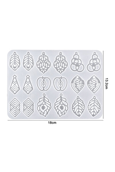 Choice9 29 قالبًا من السيليكون والراتنج لصنع الأقراط والقلائد، وقوالب من راتن...