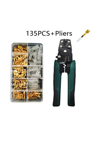 Choice1 كماشة تجعيد أطراف كهربائية صغيرة متعددة الوظائف TL 135PCS مع أداة تقش...