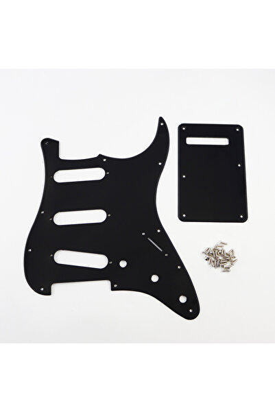 Choice11 Black 1ply PHRILM SSS11 hole ST electric guitar guard, 3-Layer ST kg...