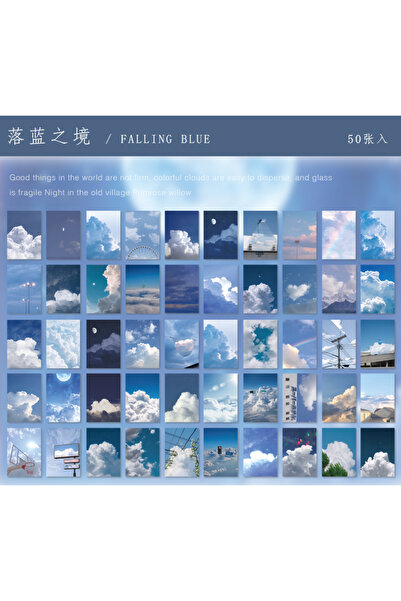 choice2 كيو يوفون 50 ورقة من ملصقات القرطاسية ذات المناظر الطبيعية واللوحات ا...