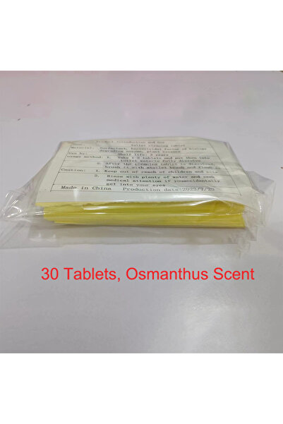 Choice3 yellow HUA HUA Toilet Cleaning Tablets 30pcs Instant Toilet Cleaning ...