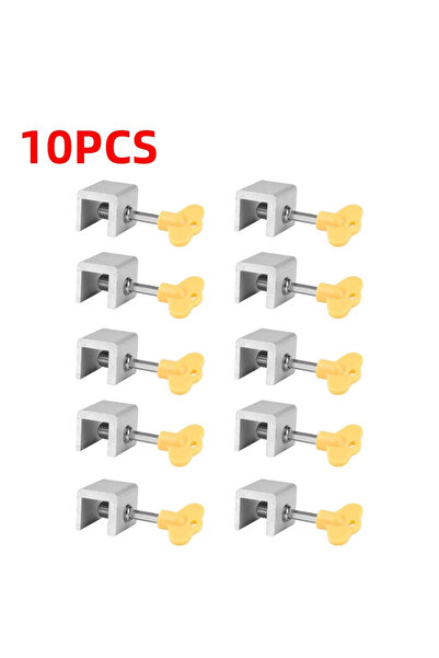 Choice7 alloet A 10PCS 10-1pcs Aluminum Alloy Window Lk Stopper Sliding Windo...