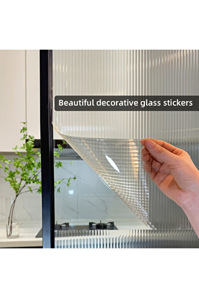 choice2 فيلم زجاجي متعدد الألوان من Changhong، أبيض، ذاتي اللصق وشفاف، 50 سم ...