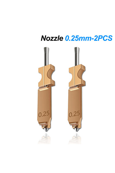 Choice9 0.25 2Pcs For Flashforge AD5X Nozzle Upgrade Detachable 0.4 0.6 0.25 ...