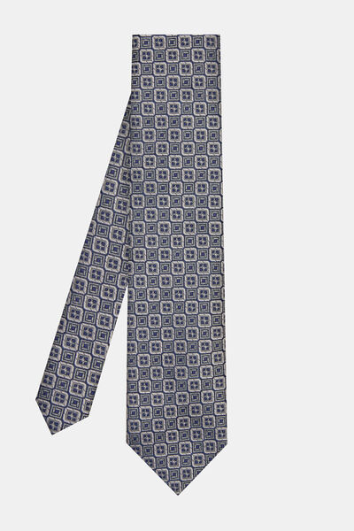 W Collection Geometric Patterned Tie