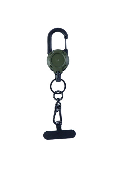 Choice5 حبل هاتف قابل للسحب بلون الزيتوني، شديد التحمل، متعدد الاستخدامات، مز...