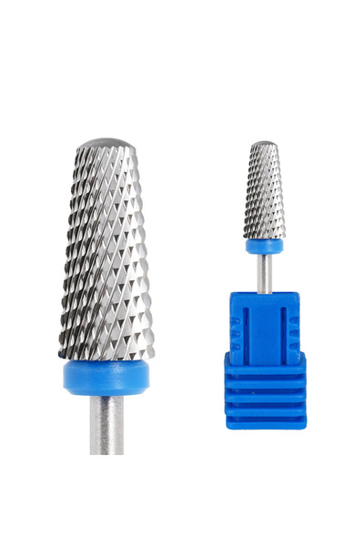 choice2 Blue 5 in 1 Tungsten Steel Nail Drill Bits Milling Cutter For Electri...