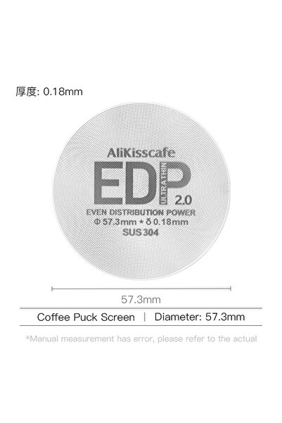 Choice15 57.3mm 0.18mm Alikisscafe Espresso Puck Screen Filter 51mm 53.5mm 58...