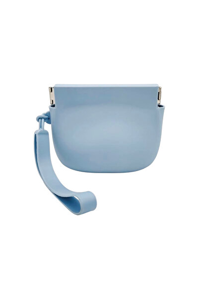 Choice3 blue Silicone Dog Treat Bag with Hinge Portable Easy-Open Snack Pouch...