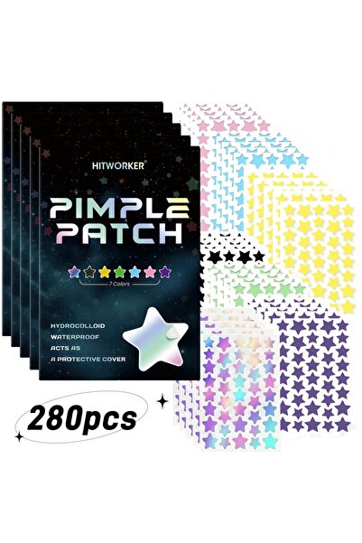 Choice 280 قطعة من لصقات حب الشباب 1680 - لطيفة وغير مهيجة، تغطي حب الشباب وا...