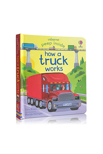 Choice4 Truck Usborne Peep Inside How Works Series Scientific Knowledge Learn...