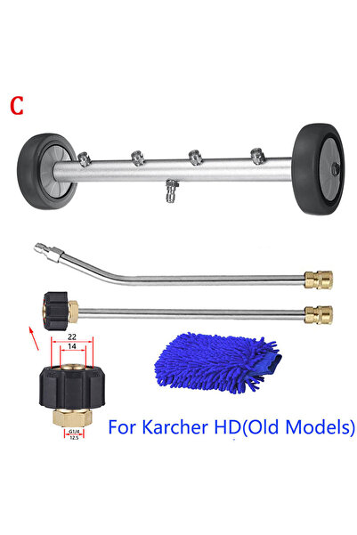Choice7 مكنسة تنظيف الهيكل السفلي M22-Female-C لغسيل هيكل السيارة من كارشر/با...