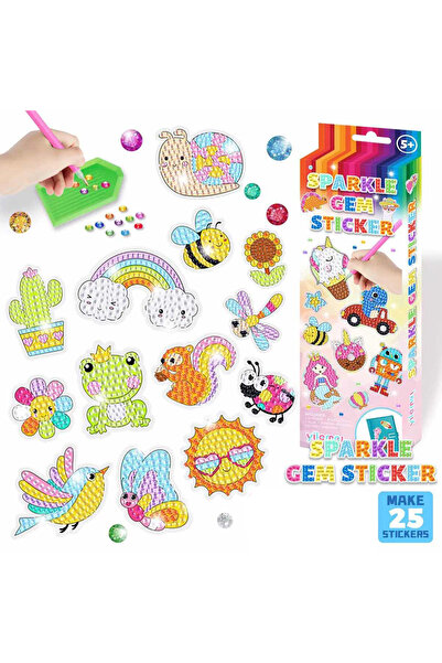 choice2 مجموعة ملصقات الرسم الماسي خماسية الأبعاد عالية الجودة للأطفال، مصنوع...