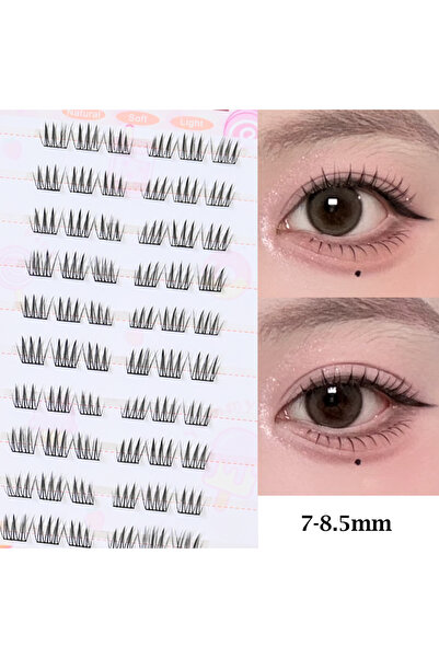 Choice13 MIX Idol 7-8.5mm No Glue Needed Idol False Eyelashes Large Capacity ...