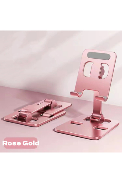 Choice1 Rose Gold Portable Aluminum Alloy Phone Tablet Holder For iPad MiPad ...