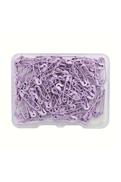 Choice1 purple 120Pcs Safety Pins Colored Metal Safety Pins with Storage Box ...