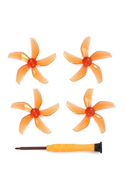 Choice3 4 قطع برتقالية اللون لمراوح DJI Neo خماسية الشفرات سريعة الفك، شفرات ...
