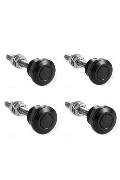 Choice11 4Pcs-Black 22mm 1Pc/4Pcs Universal Car Push Button Bonnet Hood Pins ...