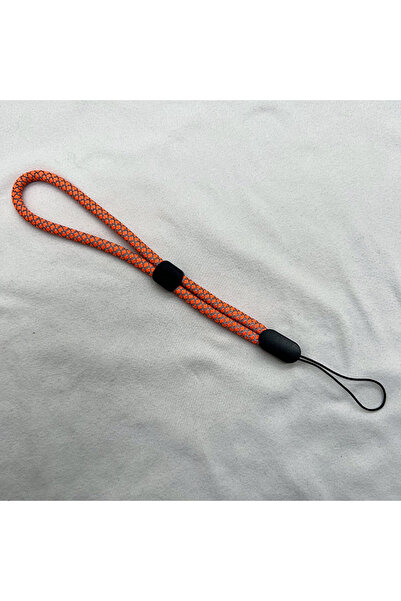 Choice8 حبل تعليق هاتف برتقالي عاكس قابل للتعديل، حزام معصم، منفذ USB، ذاكرة ...