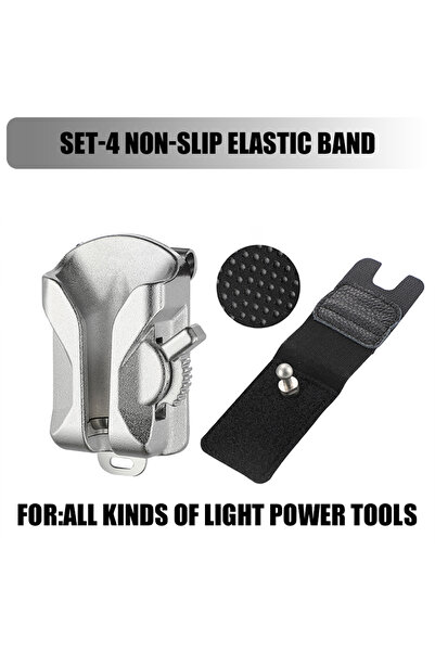 Choice7 مجموعة من 4 قطع من الألومنيوم من جودكين، نظّم أدواتك الكهربائية المحم...