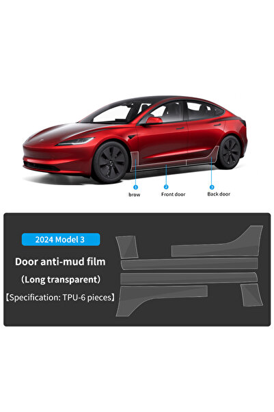Choice5 فيلم حماية مثلث الشكل لأبواب السيارات الطويلة من هايلاند 3، مناسب لسي...