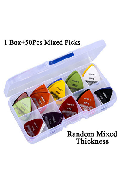 Choice9 1 Box and 50 mixed 50Pcs/Set Electric Guitar k Acoustic Music ks Plec...