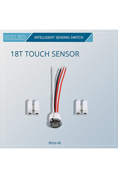 Choice5 5pcs Wire--W 17mm Mountin Hole 4A DC 5V 12V 24V Stepless Touch LED Di...