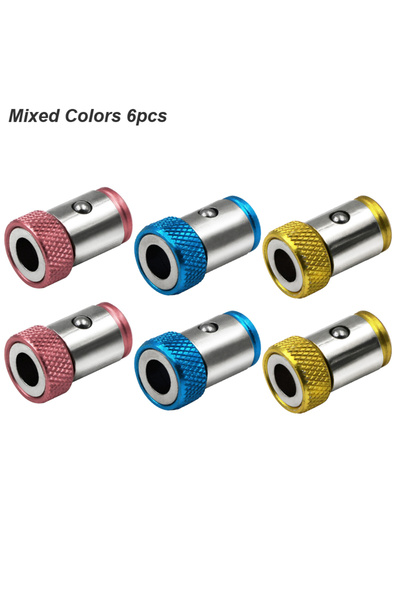 Choice3 حامل رؤوس مفك براغي مغناطيسي MX مكون من 6 قطع، برأس متقاطع فيليبس، مق...