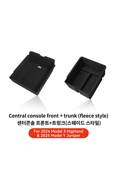 Choice6 غطاء أمامي وخلفي مخملي YZ لسيارة تسلا موديل 3 هايلاند 2024، موديل Y ج...